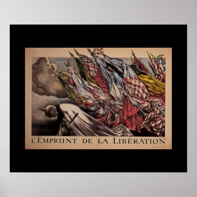 Póster Préstamo de liberación (1918)_poster de propaganda (Frente)
