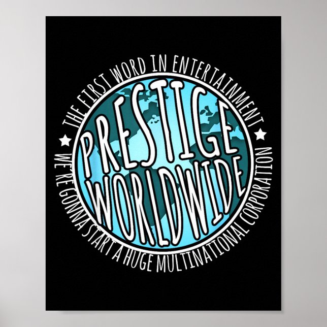 Póster Prestige Worldwide Entertainment Funny Movie Quote (Frente)