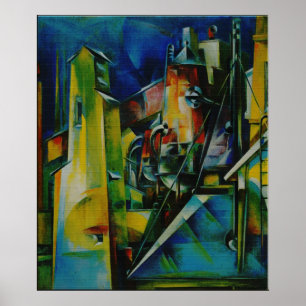 Póster Preston Dickinson - Fábrica (modificada)