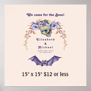 Póster Presupuesto BOOS de Wreath Halloween