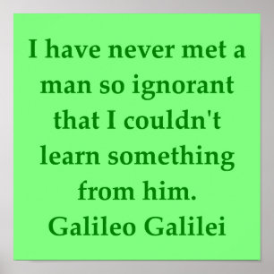 Póster presupuesto de Galileo