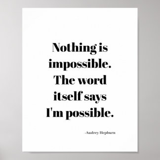 Póster presupuesto motivacional inspirador