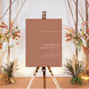 Póster Presupuesto simple moderno minimalista elegante te