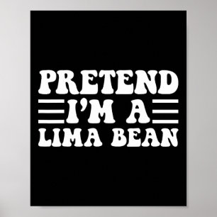 Póster Pretende que soy un limeño - Único halloween graci
