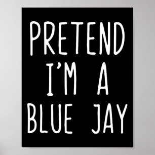 Póster Pretende que soy un negro Jay Costume Halloween La