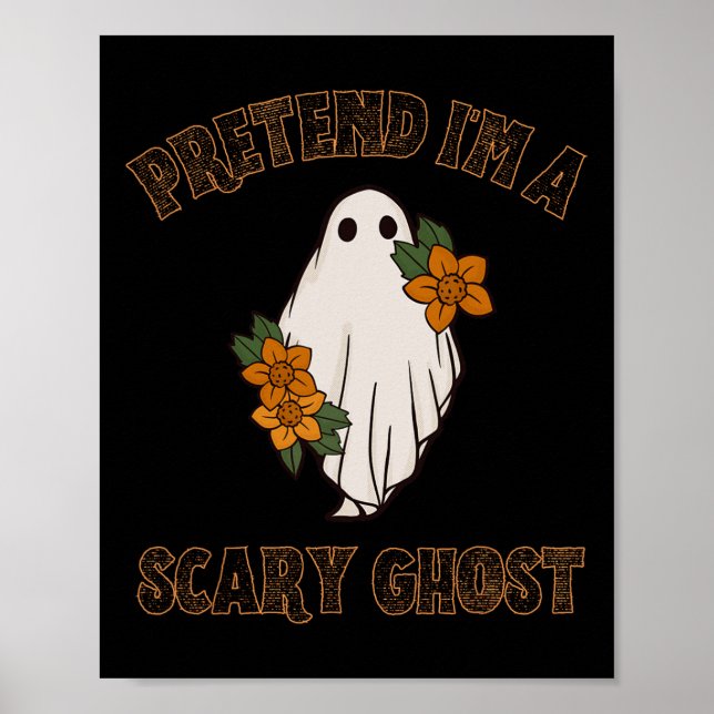Póster Pretende que soy un tímido fantasma de Halloween 3 (Frente)