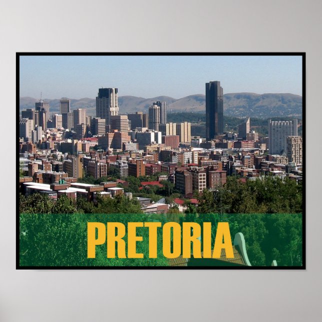 Póster Pretoria (Sudáfrica) (Frente)