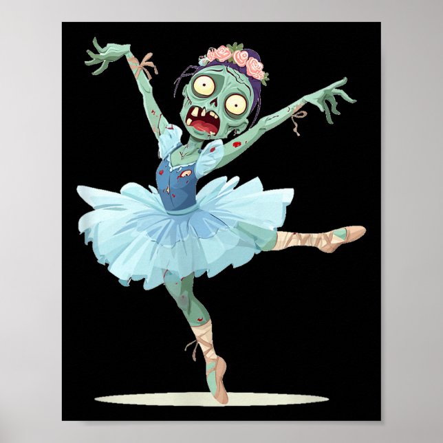 Póster Pretty Ballerina Zombie Costume  (Frente)