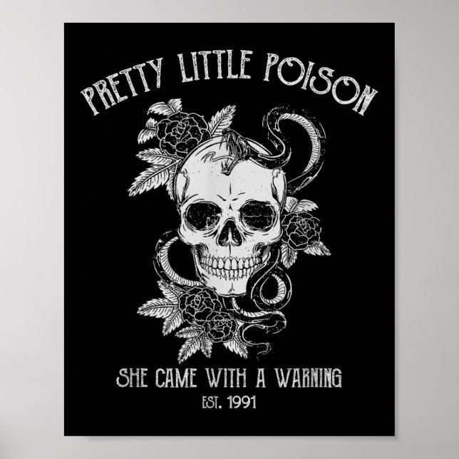 Póster Pretty Little Ison She Came With A Warning  (Frente)