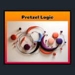 Póster Pretzel Logic<br><div class="desc">Echa un vistazo a esta bonita imagen abstracta de varias formas coloridas dispuestas en algún tipo de patrón. Llamo lógica a esta imagen pretzel, un título que tomé prestado de un álbum de Steely Dan de los 70. Esta imagen luciría bien en una oficina, una cueva familiar o un dormitorio....</div>