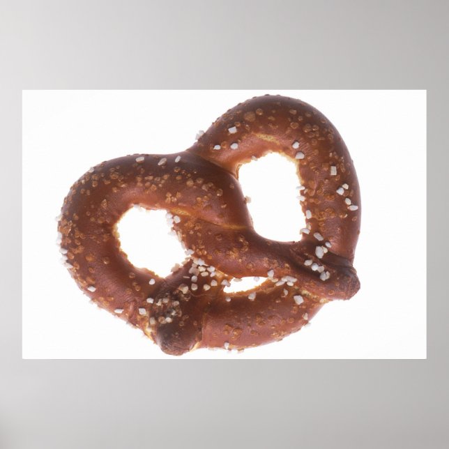 Póster Pretzel salado (Frente)