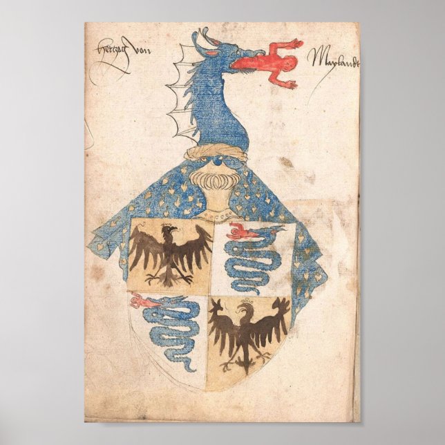 Póster Preussens Wappen 03 (Frente)