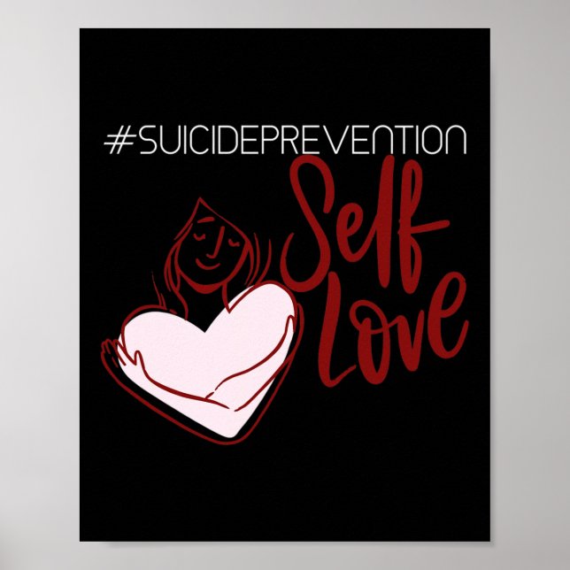 Póster Prevención - Conciencia sobre la salud mental 6 (Frente)