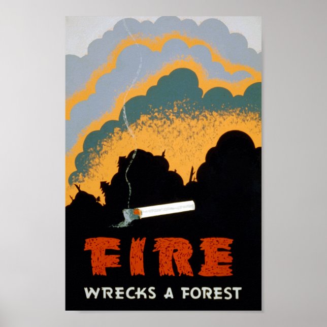 Póster Prevención de incendios forestales | POSTER (Frente)
