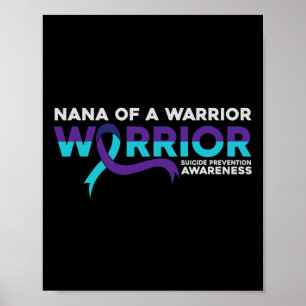 Póster Prevención Del Suicidio Conciencia Nana De Un Guer