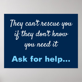 Póster Prevención del suicidio contra la depresión