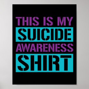 Póster Prevención del suicidio - Esto es mi conciencia su