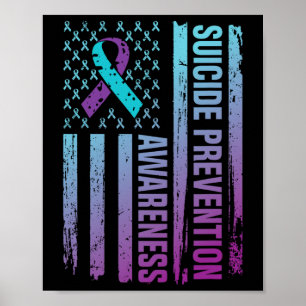 Póster Prevención del Suicidio Prevención Concienciación
