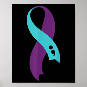 Póster Prevención del suicidio Superviviente Cinta Cinta