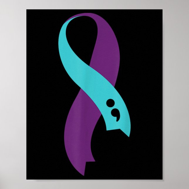 Póster Prevención del suicidio Superviviente Cinta Cinta  (Frente)