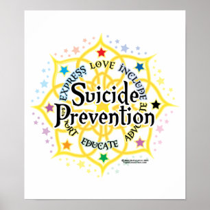 Póster Prevención Lotus del suicidio