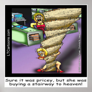 Póster Pricey Heavenly Stairway Poster de Rick London