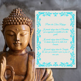 Póster Prière Enfant Refuges Trois Joyaux