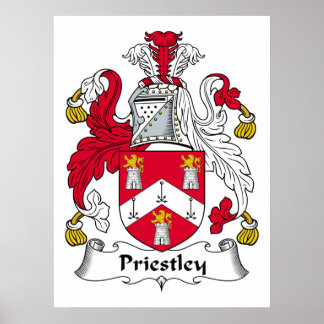 Póster Priestley Family Crest