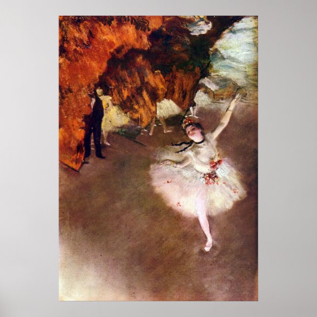 Póster Prima Ballerina por Edgar Degas (Frente)