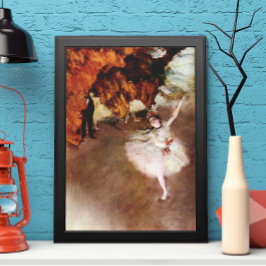 Póster Prima Ballerina, Rosita Mauri por Edgar Degas