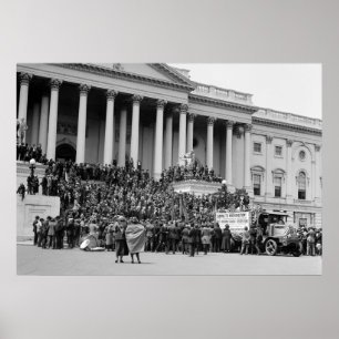 Póster Prima Demonstration, 1922 del veterano WW1