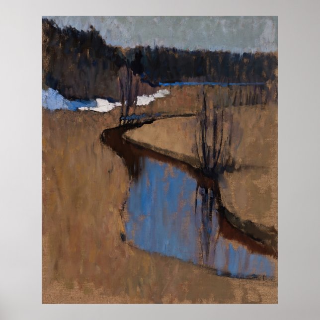 Póster Primavera (1959) Lola Sand (estonio, 1928 - ) (Frente)