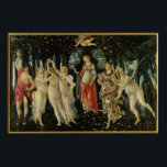 Póster Primavera / Alegoría de la primavera por Botticell<br><div class="desc">Primavera de Sandro Botticelli (feat. 1482) actualmente alojada en la Galería Uffizi de Florencia fue pintada para la poderosa familia Medici y expuesta en su palacio.</div>