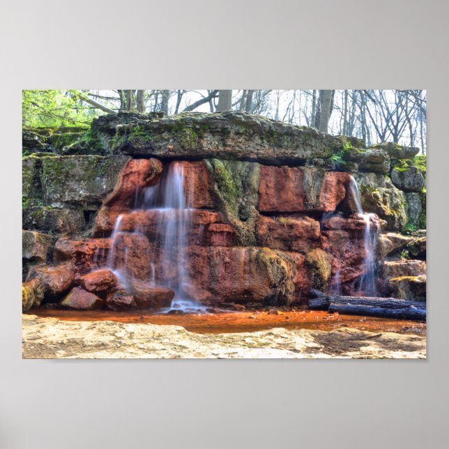 Póster Primavera Amarilla, Reserva Natural Glen Helen, Oh (Frente)