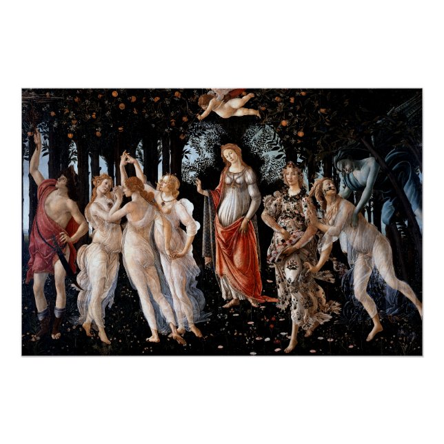 Póster Primavera Botticelli (Anverso)