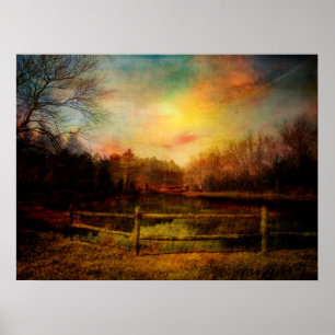 Póster Primavera de Awaken en el lago Superior