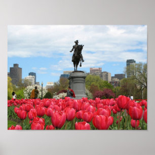 Póster Primavera del jardín público