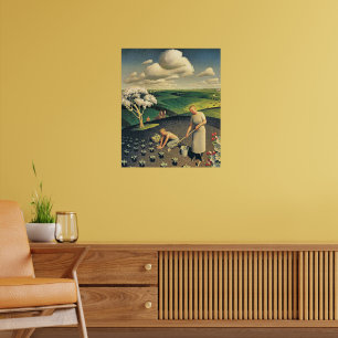 Póster Primavera en el campo
