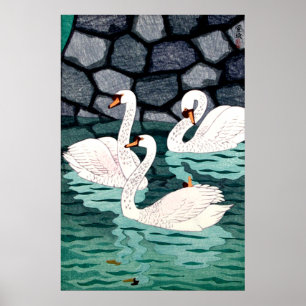 Póster Primavera En El Moat Kasamatsu Shiro 1957