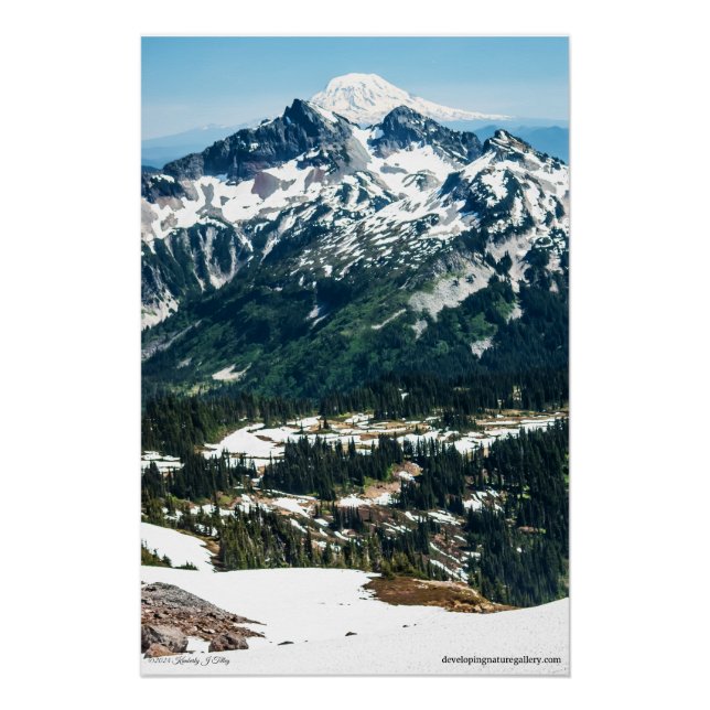 Póster Primavera en las montañas (Anverso)
