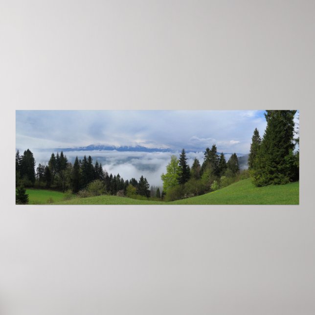 Póster Primavera en las montañas Pieniny (Frente)