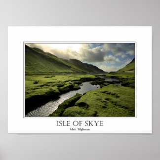 Póster Primavera en las tierras altas de Escocia