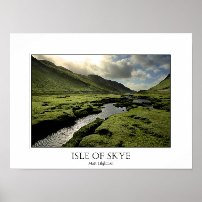 Póster Primavera en las tierras altas de Escocia (Frente)