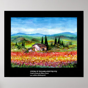 PÓSTER PRIMAVERA EN TOSCANA 2