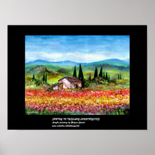 PÓSTER PRIMAVERA EN TOSCANA 2