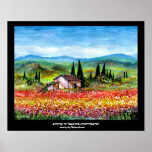 PÓSTER PRIMAVERA EN TOSCANA 2