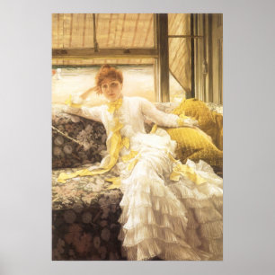 Póster Primavera (junto al mar) por James Tissot, retrato