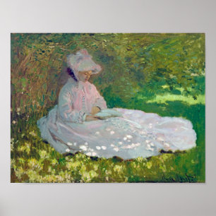 Póster Primavera, Monet