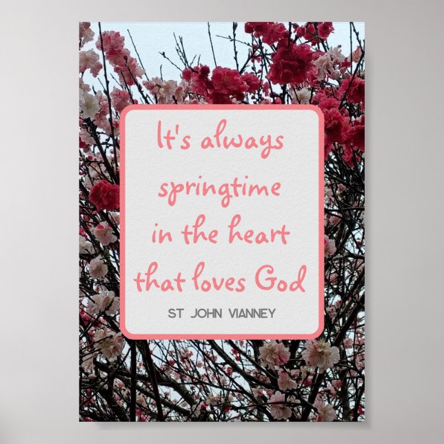 Póster Primavera Sakura (Frente)