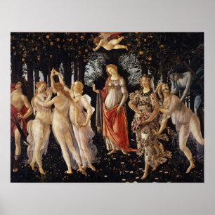 Póster Primavera Sandro Botticelli